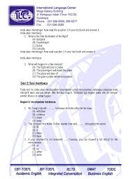 Maybe you would like to learn more about one of these? Contoh Toeic Test