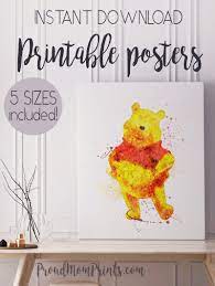 Gallery wrap canvas, framed fine art prints, framed canvas art Pooh Printable Winnie Pooh Wall Art Nursery Printables Winnie Pooh Print Winnie Pooh Wall Art Wi Nursery Wall Art Printable Bear Wall Art Nursery Wall Art
