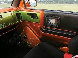 Green Black And Orange S10 Interior S10 Interior S 10 Truck Custom S10