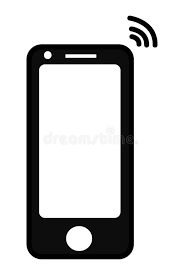 Black And White Mobile Phone Icon Mobile Phone Icon Simple Black Mobile Phone Icon With Signal Symbol On A White Spon Simple Black Icon Mobile Phone Phone Icon Mobile Phone Phone