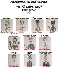 Alternative Responses To I Love You Bendy And The Ink Machine Amino