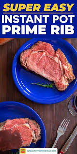 Slice and serve with a side of horseradish cream or gravy∗. Reverse Sear Instant Pot Prime Rib Sundaysupper Rib Eye Recipes Prime Rib Recipe Cooking Prime Rib Roast