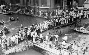 By 1931, with rockefeller's monetary support, a grand new interdenominational church, the riverside church, was completed in morningside heights in new york city. Picturing Disaster The 1931 Wuhan Flood China Dialogue