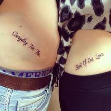 The tiny rose tattoo on breast for girl: 50 Cute Boyfriend And Girlfriend Tattoos Sheideas