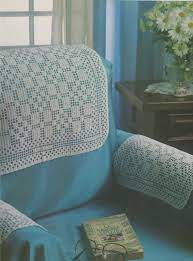 antimacassars crochet pattern pdf chair and sofa furniture protectors headrest and armrest chairback covers vintage home crochet patterns chair back covers sofa arm covers sofa covers
