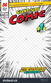 Comic Book Cover Vector Illustration Style Cartoon Sponsored Ad Cover Book Comic Vector Comic Book Art Style Comic Book Layout Comic Book Background