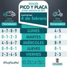 Es un mecanismo para registrar indebidos de los funcionarios y/o contratistas de la secretaría de movilidad de medellín comunícate al (teléfono) o reporta un acto indebido ingresando aquí. Pico Y Placa En Medellin Calendario Colombia