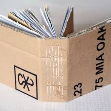Binding For Repurposed Envelope Mail Book Maak Een Boek Boekbinden Handgemaakte Boeken