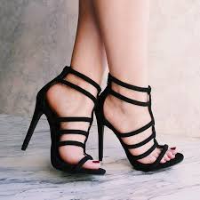 Love These High Heeled Sandals Wearable With Any Dress Length Shorts Jeans And Type Of Trousers Skinny Shoes Women Heels Sandals Heels Black Strappy Heels