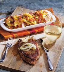 Seared New York Strip Steak W Sauteed Onions