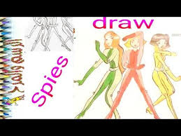 رسم وتلوين الجاسوسات خطوة بخطوة Draw Spies Step By Step Youtube Aurora Sleeping Beauty Disney Characters Fictional Characters