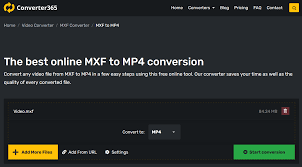 Maybe you would like to learn more about one of these? How To Convert Mxf To Mp4 On Mac Windows Converter365 Com