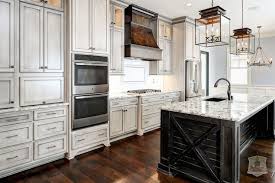 Honore Hanging Lantern Transitional Kitchen Stonecroft Homes Glazed Kitchen Cabinets Grey Kitchen Cabinets Kitchen Renovation
