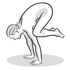 Hand Drawn Spider Old Black Crow Bakasana Pose Yoga Woman Hebstreits Sketches Black Crow How To Draw Hands Yoga Drawing