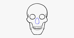 Dessiner une tête de mort mexicaine. How To Draw A Skull Step Tete De Mort Facile A Dessiner Free Transparent Clipart Clipartkey