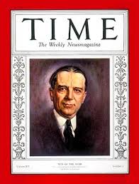Time Magazine Cover Owen D Young Man Of The Year Jan 6 1930 Time Magazine Life Magazine Covers Magazine Cover