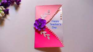 Teacher's day is the perfect day to express how you feel for your teacher. Trends For Diy Card Ideas Diy Teachers Day Card Easy