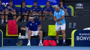 From a very young age, mouratoglou realized that his life wasn't meant to be … Video Frustrated Tsitsipas Accidentally Hits His Coach While Smashing Racquet