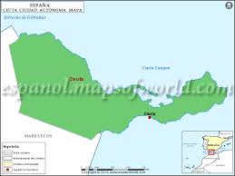 Ceuta is part of the territory of the european union. Mapa De Ceuta Mapa Ceuta Espana