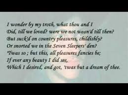 The Good Morrow By John Donne Read By Tom O Bedlam John Donne Poetry Reading American Poetry