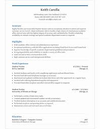 Academic resume templates updated to 2021 industry standards increase your chances of getting hired fully customizable over 1 mln. High School Student Resume Template For Microsoft Word Livecareer