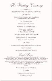 With this ring i thee wed, and all my worldly goods i thee endow. Wedding Programs Wedding Program Wording Program Samples Program Examples Wedding Program Templates