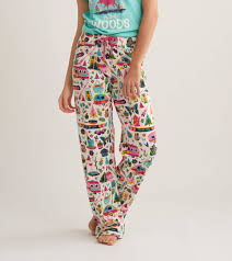 Little Blue House By Hatley Women S Glamping Cotton Jersey Pajama Pant