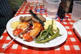 Now with your main meal you have to choose between having salad or fries. Saturday Steak Lobster Great Taste Events