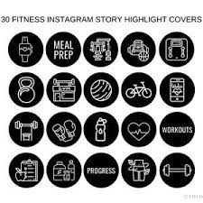 Instagram Story Highlight Icons Highlight Covers Minimal Etsy In 2021 Instagram Story Story Highlights Fitness Instagram