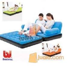 Anda dapat menarik laci sofa dan membuka dudukkan sofa sehingga dapat diperoleh sofa santai juga, total bisa untuk 3 orang santai dengan memanfaatkan daybed, 2 di sofabed, 1 di daybed. Kasur Udara Bestway Harga Murah Jual Sofa Bed Murah Kasur Pompa Yogyakarta Jualo