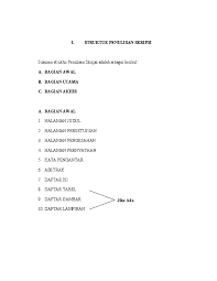 Check spelling or type a new query. Pdf Struktur Penulisan Skripsi Abhy Mu Academia Edu