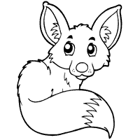 40+ fennec fox coloring pages for printing and coloring. Fennec Fox Coloring Pages Surfnetkids