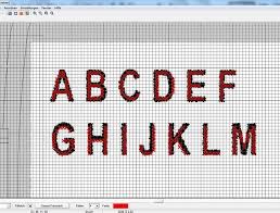 Kreuzstich alphabet kostenlos pinsel lizenziert unter creative commons, open source und mehr! Das Kreuzstichprogramm Teil 8 Buchstaben Uber Buchstaben Bernina Blog