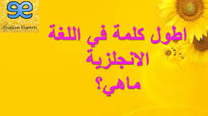 اطول كلمة باللغة الانجليزية 34 حرف ومعناها بسيط جدا Youtube
