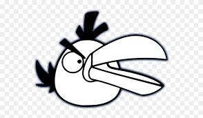 You'll get a different amount of mighty eagle coins every day, depending on how far you make it in the daily training. Angry Birds Black And White Agry Birds Coloring Pages Clipart 5381831 Pinclipart