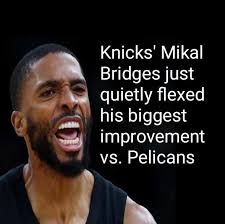 Mikal Bridges' assist average this season