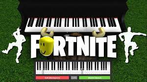 Fortnite Dances Played On Roblox Piano In 2021 Piano Piano Songs Song Play