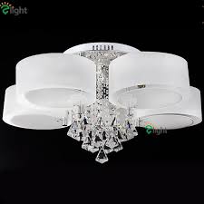Acrylic led chandelier semiflush mounted lighting elegant modern ceiling fixture. Modern Lustre Crystal Dimmable Led Chandeliers Lighting Luminaria Acrylic Ring Dining Room Led Ceiling Chandelier Lights Fixture Piece Specifications Price Quotation Ecvv Industrial Products