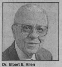 Dr Elbert E Allen (1921-1999)