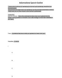 Assignment overview the purpose of the informative speech is to provide interesting, useful, and. 50 Informative Speech Outline Templates Pdf Word Excelshe