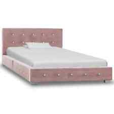 Betten angebote und günstige betten schnäppchen & gutscheincode. Vidaxl Bettgestell Rosa Samt 120x200 Cm 280398 Gunstig Kaufen Ebay