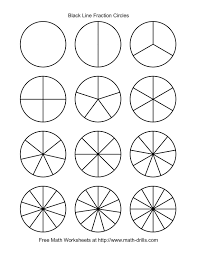 The Blackline Fraction Circles Small Unlabeled Math Worksheet Fractions Worksheets Fraction Circles Fractions
