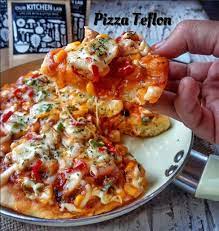 Cara Membuat Pizza Sederhana Menggunakan Alat Masak Teflon Resep Ide Makanan Resep Pizza