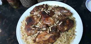 ملوخية خضرا مع ارز مبهر ودجاج مشوي زاكي recipe food main dishes arabic food