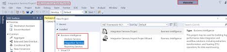 Vs2017 Ssdt No Project Templates For Ssis Developer Community