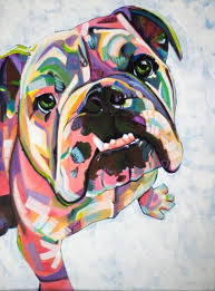 English Bulldog Print Art Print By Adrienne Lewis Paintings Society6 Bulldog Art Bulldog Drawing Bulldog Print