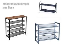 Vidaxl schuhregal 5 ebenen 95×26×80 cm. Schuhregal Aus Eisen Oder Schmiedeeisen