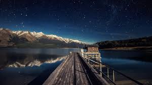 4k wallpapers in 3840x2160 resolution. Wallpaper Night Sky 5k 4k Wallpaper Stars Mountains Bridge New Zealand Os 547