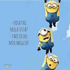 Ogni Giorno Mi Impegno Al Massimo Pur Di Prendere Voti Alti E Diventare Una Persona Acculturata Tupuo Minion Auguri Di Compleanno Divertenti Minion Divertente