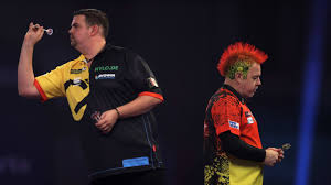 Met onder andere raymond van barneveld, phil taylor, michael van gerwen en peter wright. Darts Wm Gabriel Clemens Sorgt Fur Sensation Deutscher Entthront Weltmeister Wright Darts Bild De